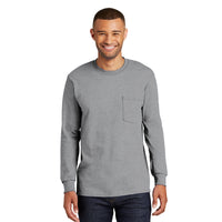 Port Authority - Long Sleeve T-shirt with Pocket