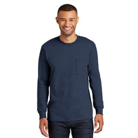 Port Authority - Long Sleeve T-shirt with Pocket